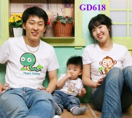 Mẫu áo gia đình Hàn Quốc