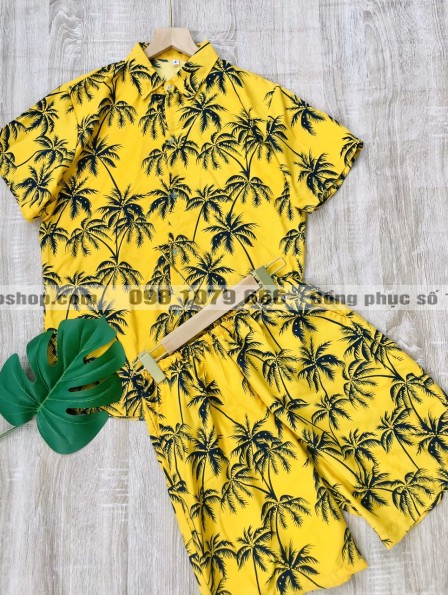 Bộ quần áo đi biển cho nam nữ