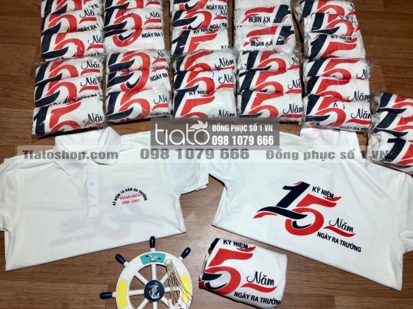 Logo áo kỷ niệm 15 năm ra trường