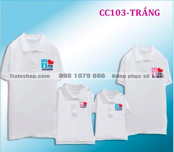Mẫu đồng phục áo thun có cổ tại Hà Nội