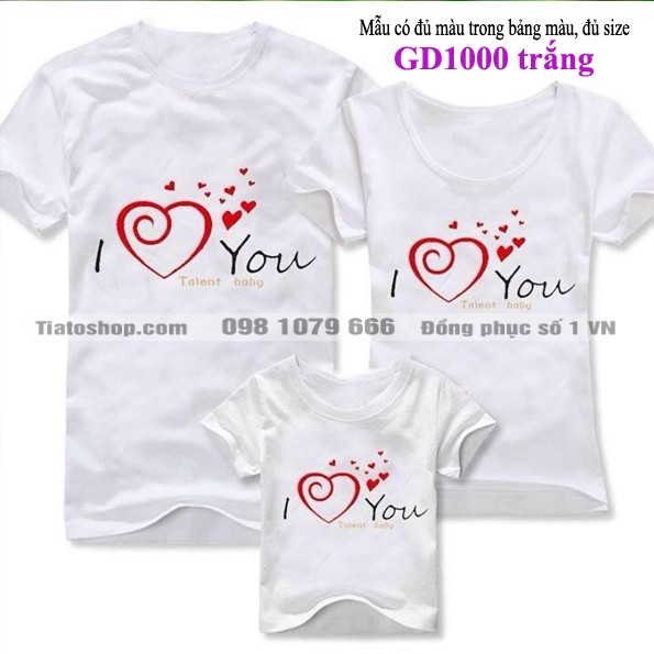 Áo đồng phục gia đình tại HCM