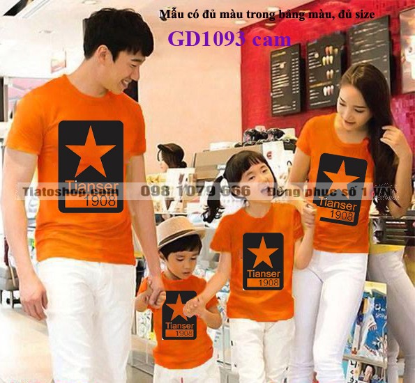 Áo gia đình du xuân hạnh phúc