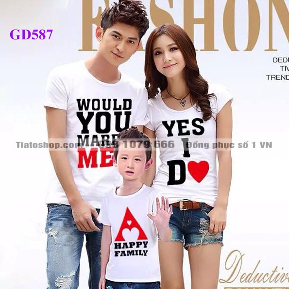 Áo đồng phục gia đình