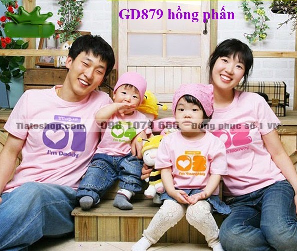 Áo đồng phục nhóm, đồng phục gia đình tại Quảng Trị