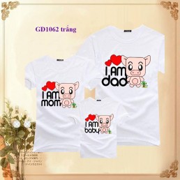 Đồng phục áo gia đình ngộ nghĩnh