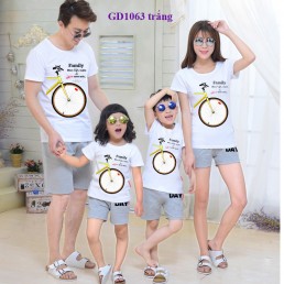 Đồng phục in ảnh xe đạp
