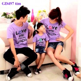 Đồng phục áo gia đình ngộ nghĩnh tại Hà Nội