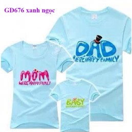Đồng phục áo thun gia đình