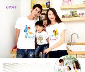 Mẫu áo gia đình 2014
