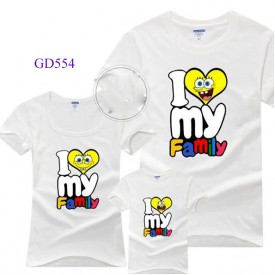 Áo gia đình chất Cotton, mát