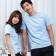 Áo tình nhân, áo cặp thun cotton trơn giá sỉ